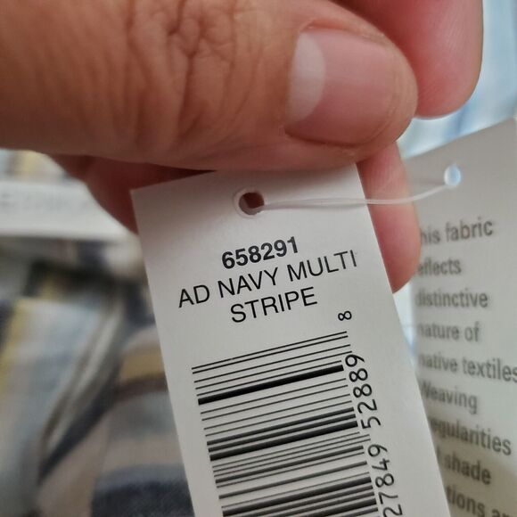 Erika Striped Button Down Shirt Size XL NWT - Picture 9 of 9